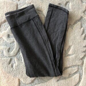 FOREVER 21 Gray Capri Leggings w/ Slits on Side